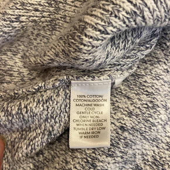 Lou and Grey Spring cotton sweater blue and white - Picture 5 of 5